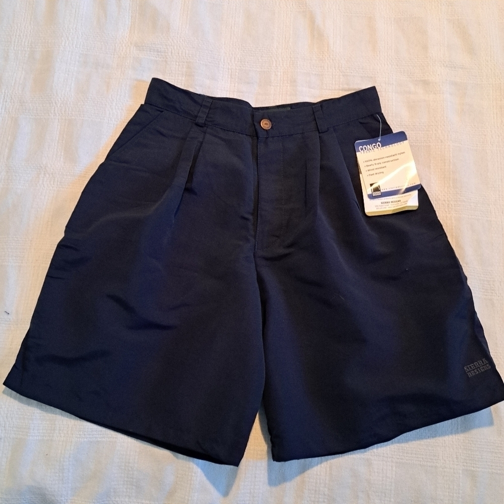 Sierra Designs women's size 10 navy walking shorts Classics style 980684, New